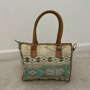 Vintage Southwestern Style Tapestry Handbag